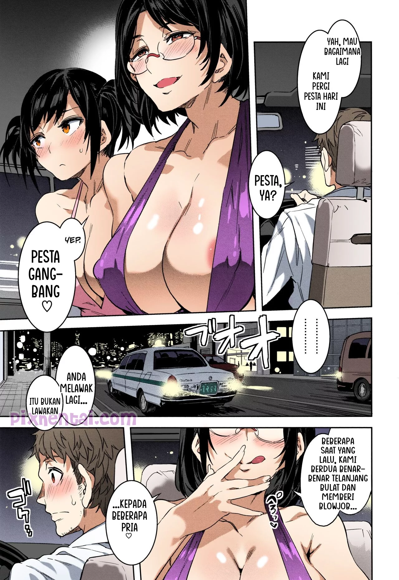 Komik hentai xxx manga sex bokep Souma Taxi Sopir Taksi Tergoda Penumpang Sexy 5